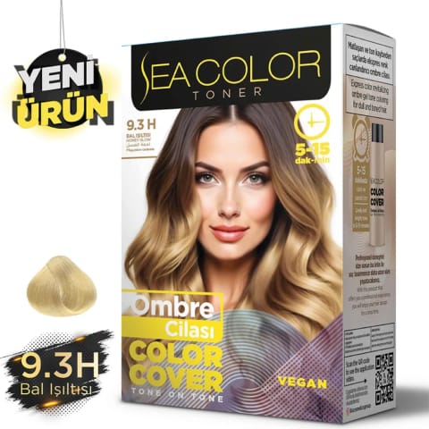 Sea Color تونر آمبره رنگ مو 9.3H بال ایلتیسی