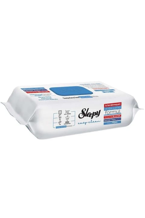 دستمال تمیزکننده سطح Sleepy Premium 100 عددی با وایتکس