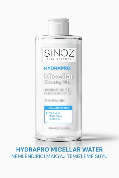 SİNOZ Hydrapro محلول پاک‌کننده آرایش و آبرسان مخصوص پوست‌های حساس 400 ml