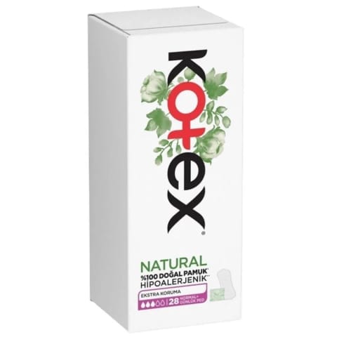 Kotex Ultra Natural روزانه نرمال ۲۸ عددی