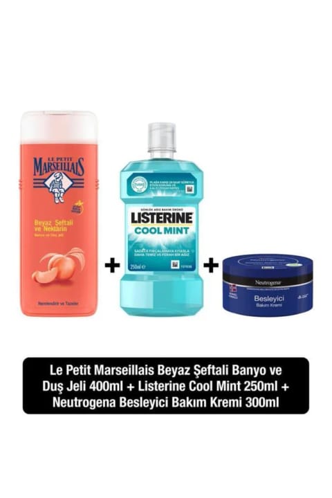 Le Petit Marseillais Neutrogena مرطوبکننده مغذی + لیسترین نعنایی +...