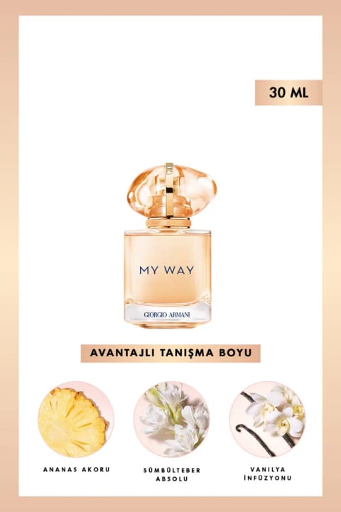 Giorgio Armani My Way Sunny Vanilla Edp عطر زنانه 30 ml 3614274661590