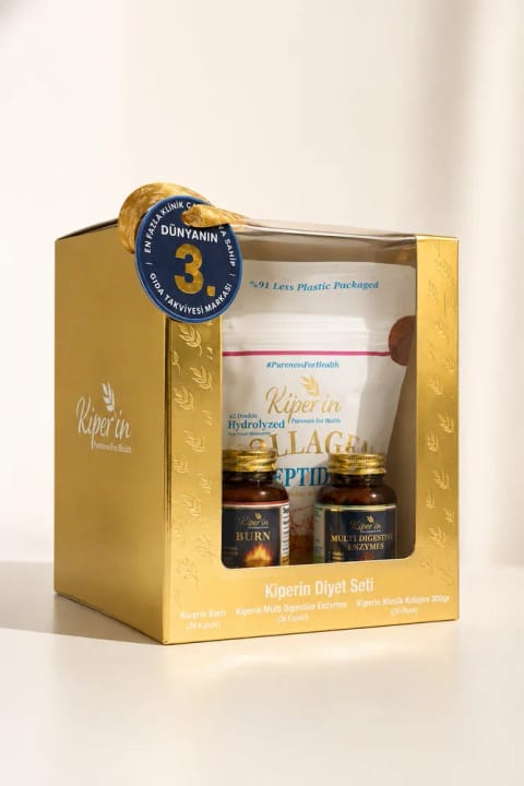 Kiperin رژیم پکیج | کلاژن، Burn، Multi Digestive Enzymes | سیری، متاب...