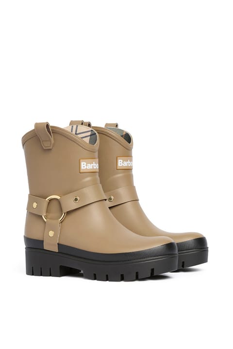چکمه باربور مدل Elley Harness Welly BE31 رنگ Military Brown