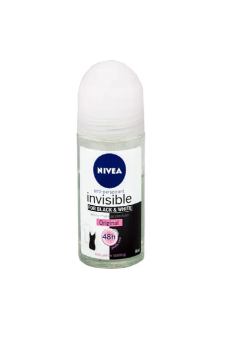 NIVEA Black&White Invisible Clear 48 ساعت رولآن ۵۰ میلیلیتر