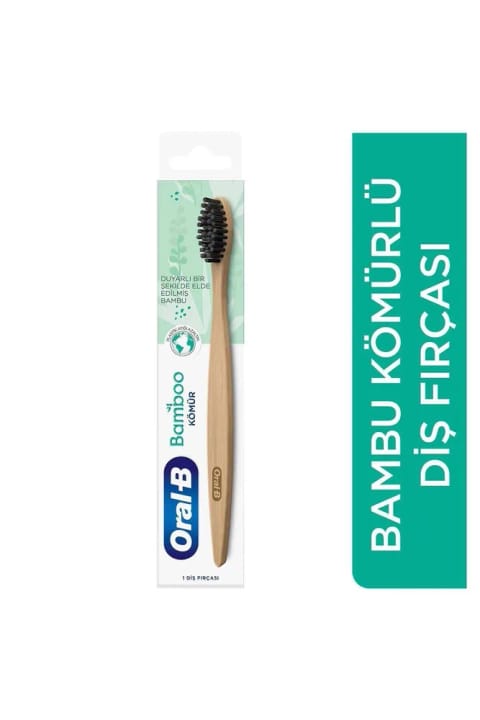 مسواک بامبو با عصاره زغال Oral-B نرم