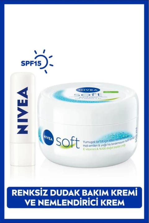 NIVEA ضد آفتاب بالم لب بیرنگ Medrepair SPF15 و مرطوبکننده نرم...
