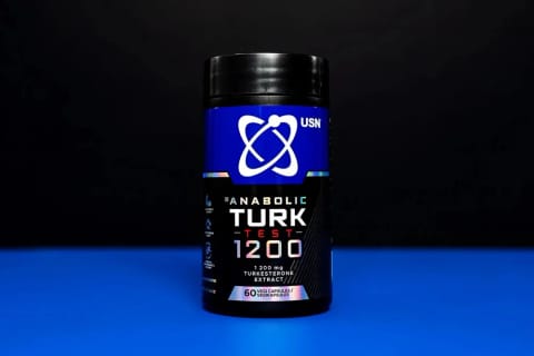 مکمل USN Anabolic Turkesteron Test 1200 Mg 60 Caps
