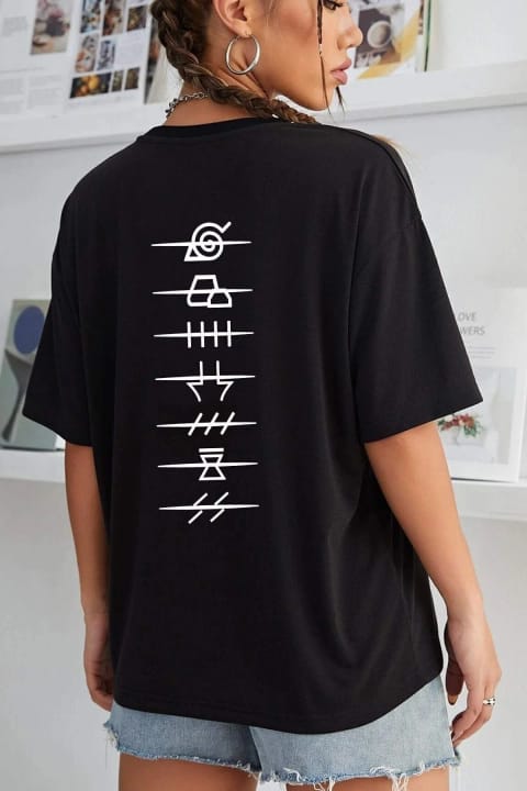 تیشرت چاپی Ninja Akatsuki یونیسکس uyguntarz