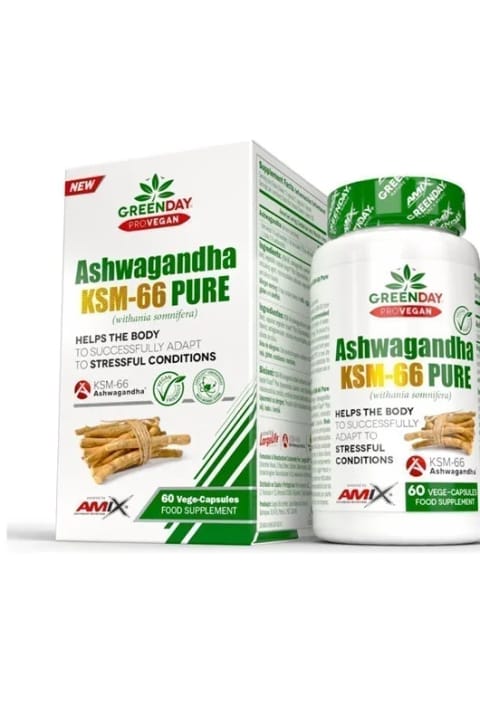 Amix Provegan Ashwagandha KSM66 Pure 60 کپسول