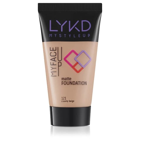 LYKD فونداسیون مات 121 کریمی بژ