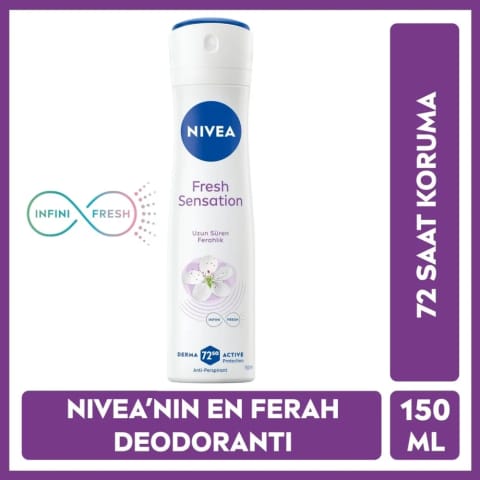 NIVEA دئودورانت اسپری زنانه Fresh Sensation 150ml
