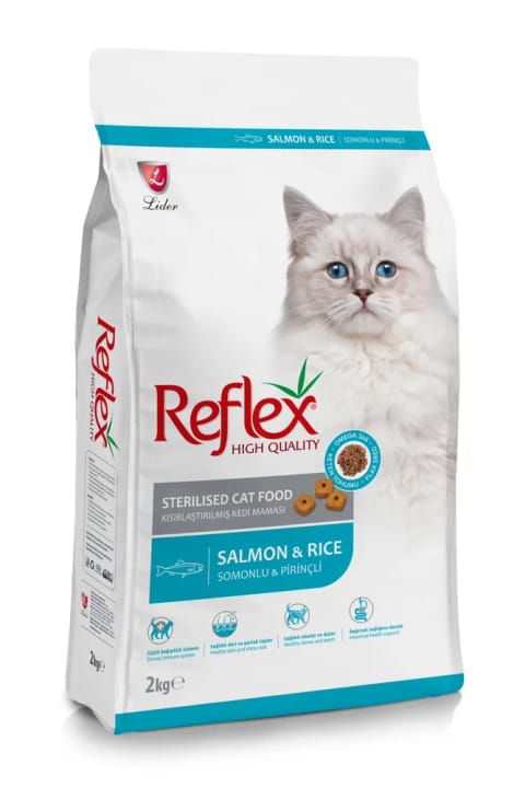 Reflex استریلیز سالمن و برنج-- غذای عقیمشدهی بزرگسال با ماهی