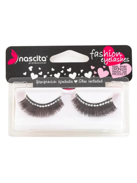 مژه مصنوعی طبیعی با نگین Nascita NASEYE000034
