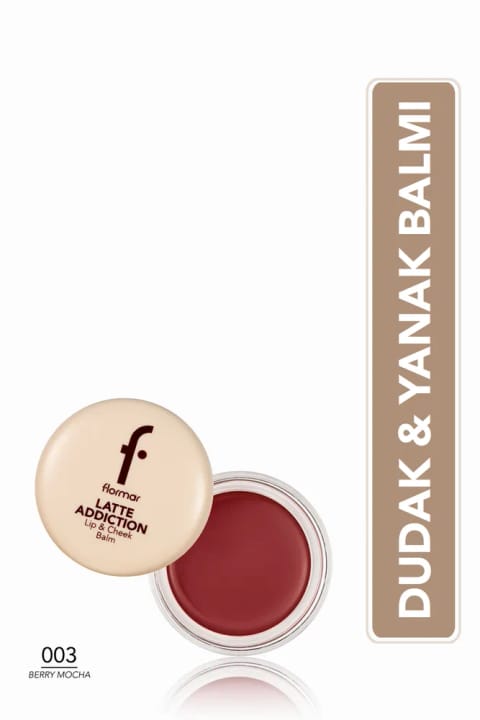 Flormar Latte نرم و طبیعی با پایانی درخشان برای لب و گونه - 0...