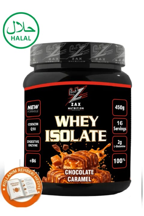 zax nutrition Whey Isolate - کارامل شکلاتی 450 گرم