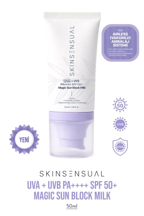 کرم ضدآفتاب Milk Skin Sensual Magic Sun Block SPF 50+ PA++++