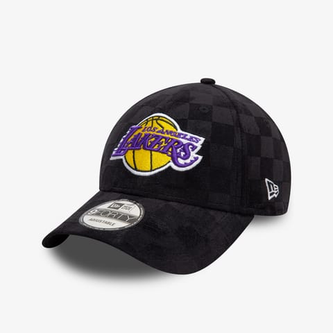 کلاه New Era Tonal Check 9Forty LA Lakers مشکی یونیسکس