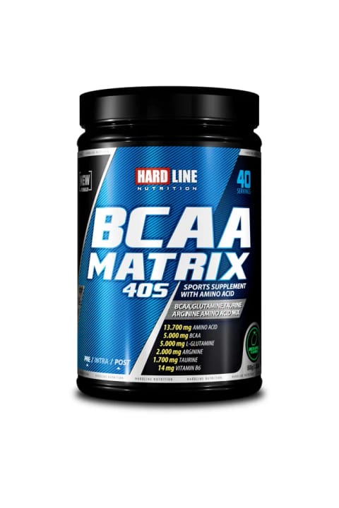 Hardline Bcaa Matrix 405 - 600 گرم - طعم سیب سبز
