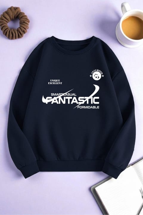 سویشرت اورسایز یونیسکس چاپ Fantastic برند uyguntarz