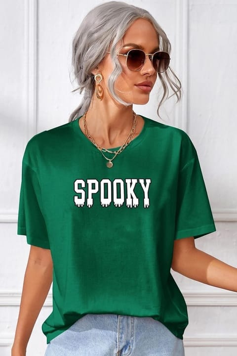 تی‌شرت چاپی Spooky یونیسکس uyguntarz