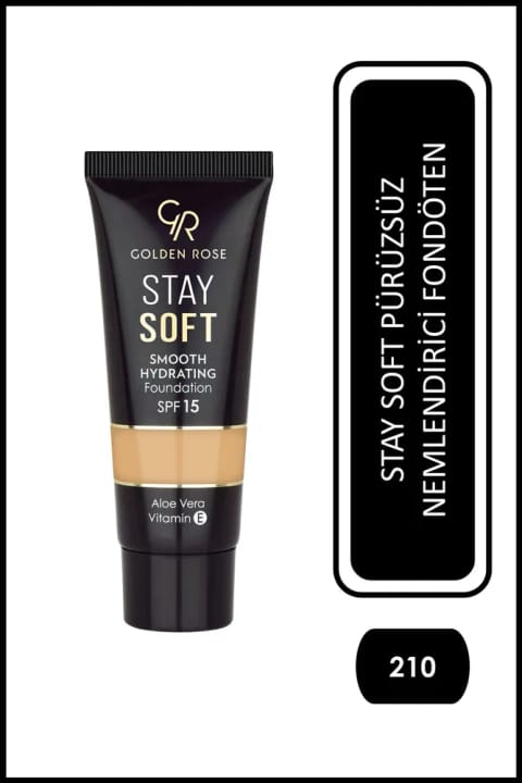 Golden Rose Stay Soft Smooth Hydrating Foundation No: 210 - کرم پودر آبرسان
