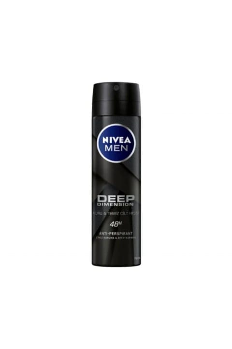 NIVEA Men Deep Dimension دئودورانت اسپری مردانه ۲×۱۵۰ میلیلیتر