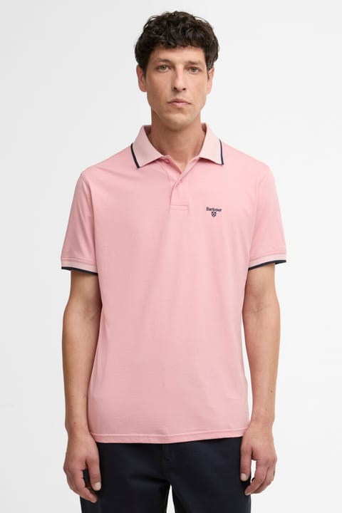 پولو یقه Barbour Cornsay PI95 Mineral Pink