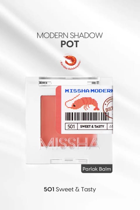 سایه چشم تکی Missha مدل Modern Pot با بافت بالم درخشان (501 Sweet&Tasty)