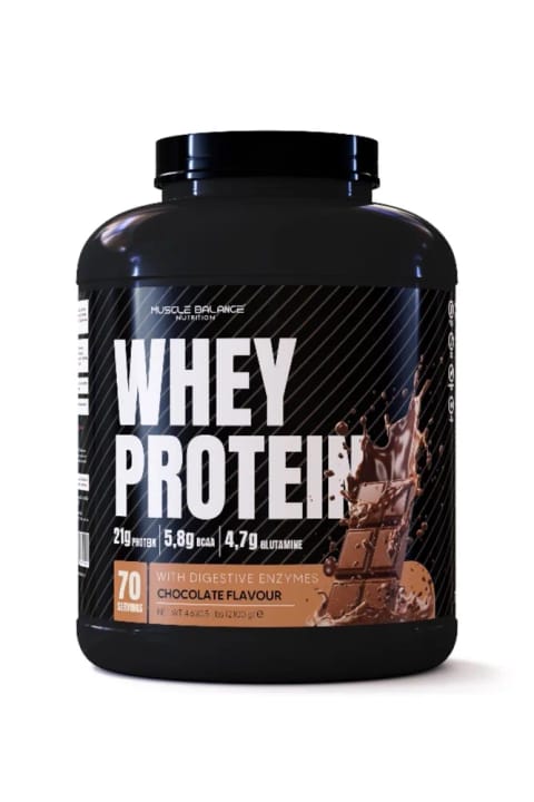 مکمل وی پروتئین Muscle Balance Nutrition 2100g ۷۰ سرویس شکلاتی
