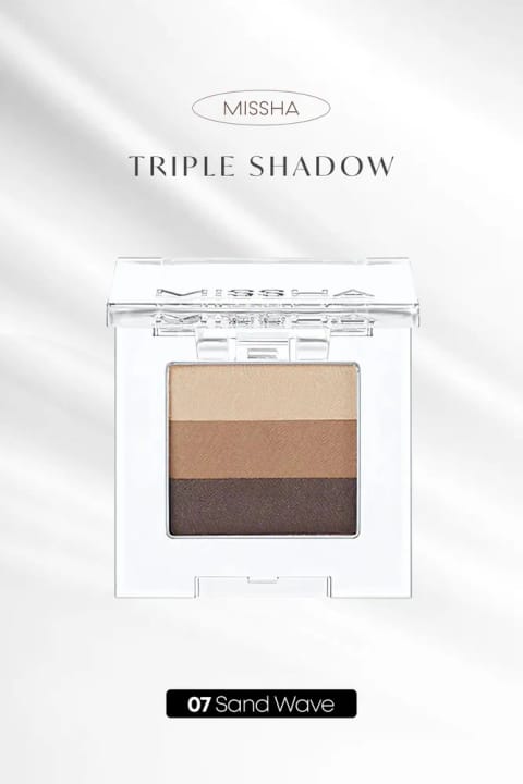 Missha سایه چشم سهگانه Triple Shadow بافت نرم و بدون پودر ریزی (07)