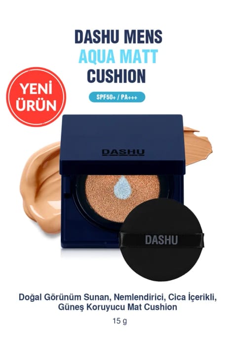 Dashu مات کوشن آکوا مت با پوشش طبیعی و مرطوبکننده حاوی Cica
