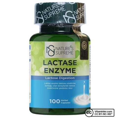 Nature's Supreme Lactase Enzyme 100 کپسول