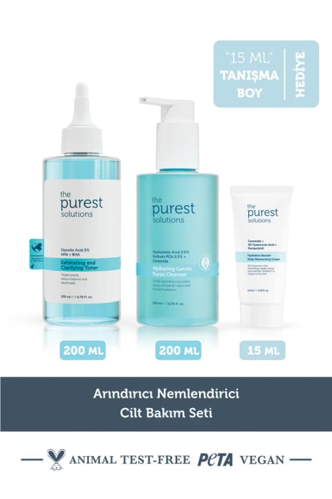 ست مراقبت و آبرسانی پاککننده The Purest Solutions