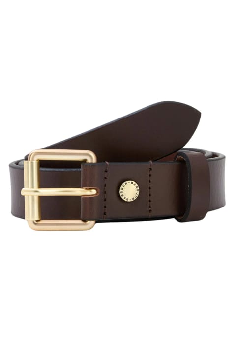 کمربند چرم Barbour Maia BR11 Brown