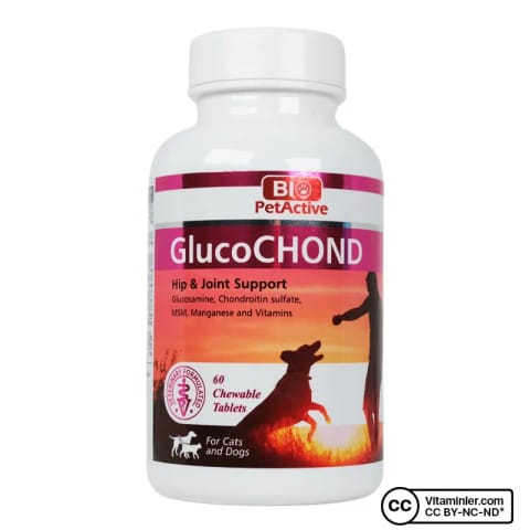 Bio PetActive Glucochond مکمل مفصلی سگ و گربه 60 قرص