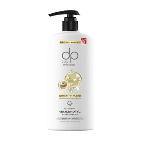 شامپو Dp با شیر پنبه و پروتئین گندم 600 ml