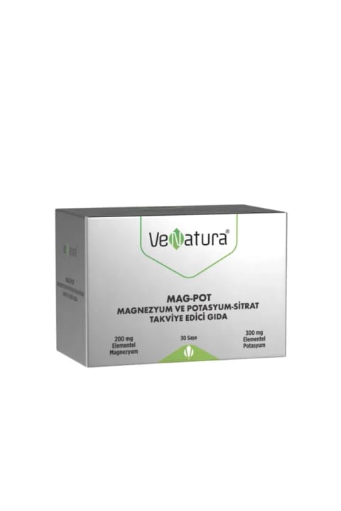 VeNatura MAG-POT منیزیم و پتاسیم سیترات 30 ساشه