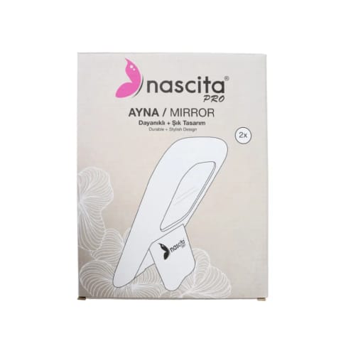 Nascita آینه رومیزی صورتی 2x