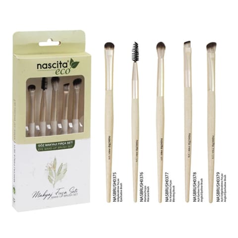 ست براش آرایش چشم Nascita Eco مدل 74