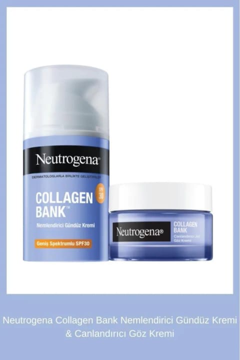 نرمکننده روزانه Neutrogena Collagen Bank و کرم دور چشم طراوتبخش
