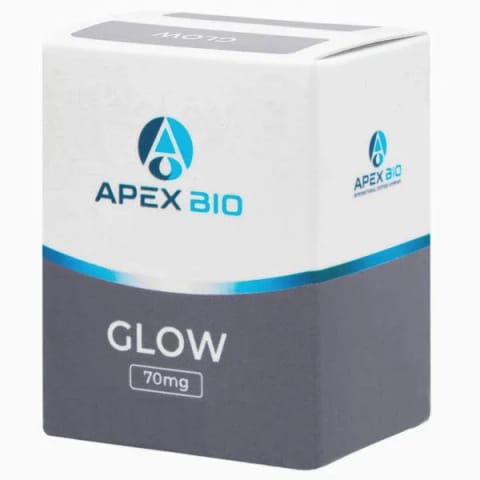 Apex Bio GLOW 70 mg GHK-CU 50 mg، TB500 10 mg، BPC157 10 mg - کد استعلامی