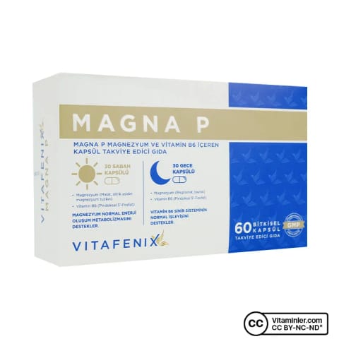 Vitafenix Magna P منیزیم B6 60 کپسول