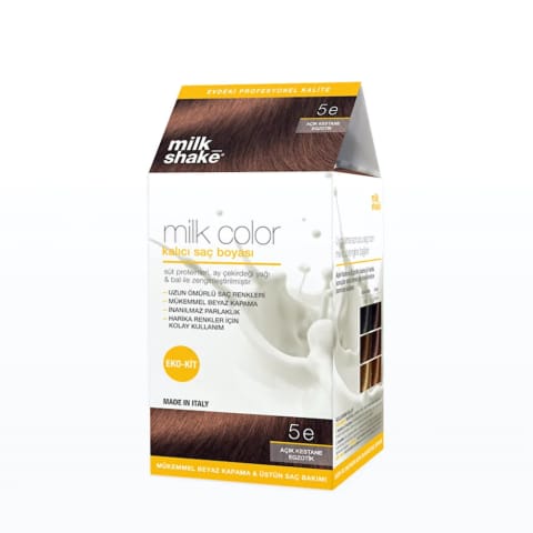 milk_shake Milk Color Eko رنگ موی دائم ست 5e بلوند تیره اگزوتیک