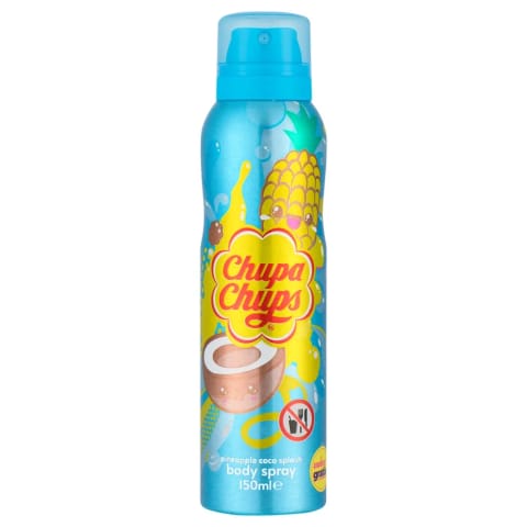 Chupa Chups دئودورانت بدن اسپری زنانه آناناس و نارگیل ۱۵۰ میلیلیتر