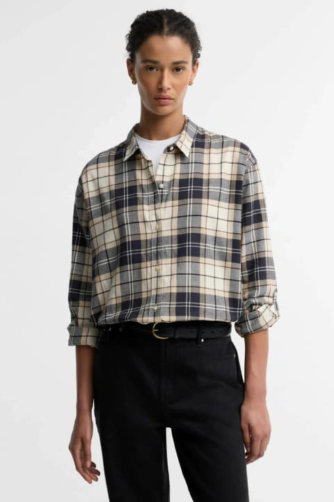شومیز مردانه Barbour مدل Elishaw رنگ Light Birchwood Tartan