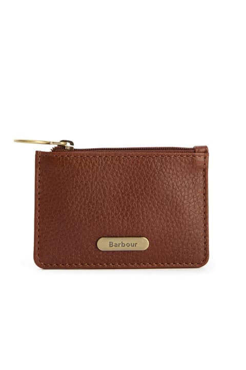 آویز کیف Barbour مدل Deri Coin Purse BR11 رنگ قهوه‌ای