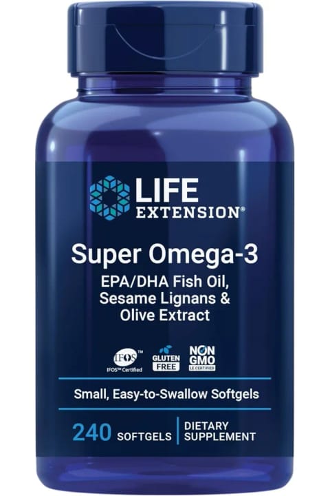 Life Extension سوپر امگا-3، 240 سافت ژل محصول آمریکا