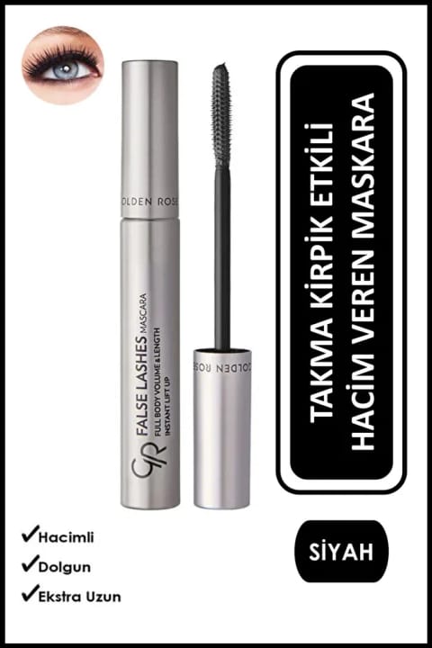 Golden Rose False Lashes Mascara - ماسکارای حجم‌دهنده و بلندکننده