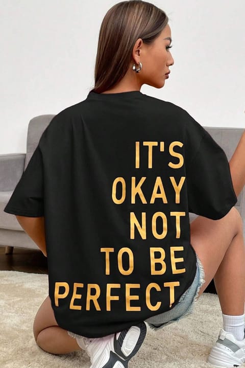 تیشرت طرحدار It's Okay یونیسکس uyguntarz